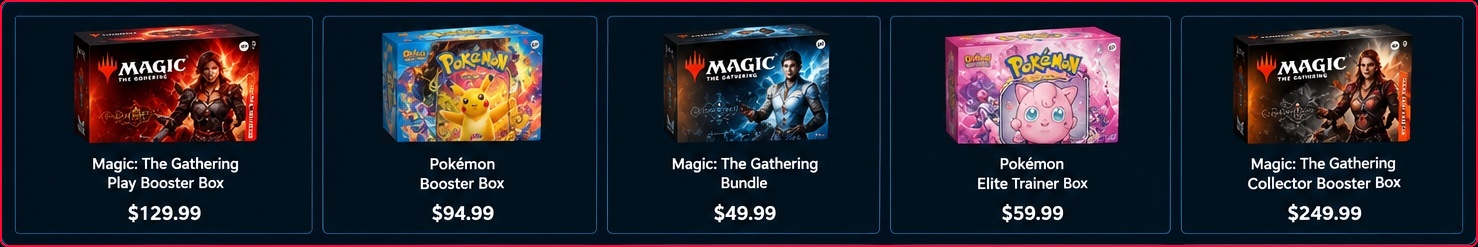 Featured Magic and Pokémon products